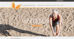Desktop Screenshot of carolinaarthritis.com